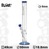 Boost | Cane Glasbong -H:49cm- Ø:50mm- Sockel:18.8mm- WT:5mm