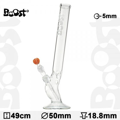 Boost | Bolt Glasbong -H:49cm- Ø:50mm- Sockel:18.8mm- WT:5mm