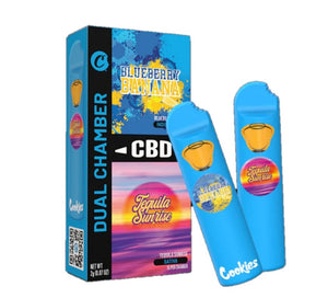 Doppelkammer-CBD-Heidelbeer-Banane & Tequila Sunrise-KEKSE