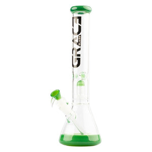 Grace Glass | Limited Edition Green Beaker Bong | H:Glasscm Socket:HONEYCOMBcm TH:18,8mm