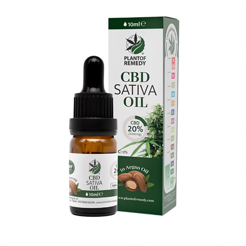 PLANT OF REMEDY CBD-Öl in Arganöl - 20% CBD