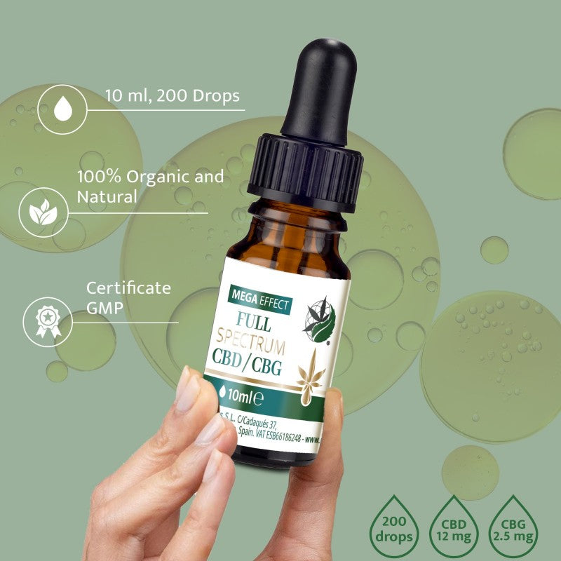 Plant of Remedy HANFÖL SATIVA FULL SPECTRUM 25% CBD 5% CBG 10ML