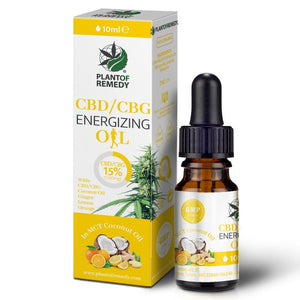 Plant of Remedy KOKOSNUSSÖL 15 % CBD 15 % CBG ENERGIZING 10ML