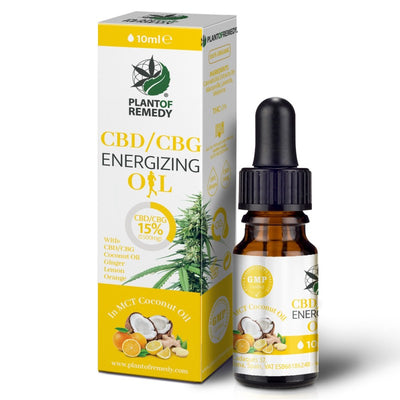 Plant of Remedy KOKOSNUSSÖL 15 % CBD 15 % CBG ENERGIZING 10ML
