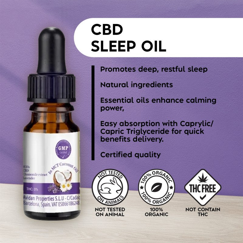 Plant of Remedy KOKOSÖL CBD 35% CBD SLEEP 30ML