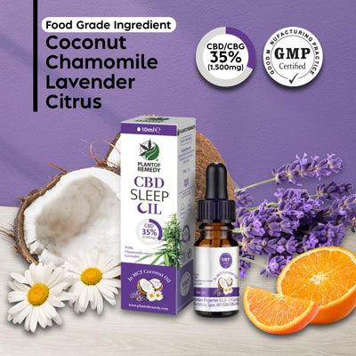 Plant of Remedy KOKOSÖL CBD 35% CBD SLEEP 30ML