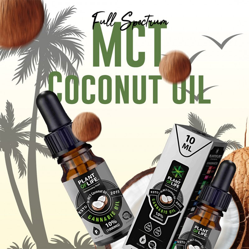 Plant Of Life KOKOSÖL MIT CBD 10% 10 ML