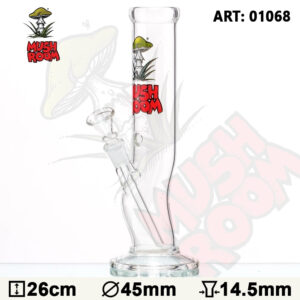 Mushroom | Bolt Glass Bong-H:26cm-Ø:45mm-Socket:14.5mm