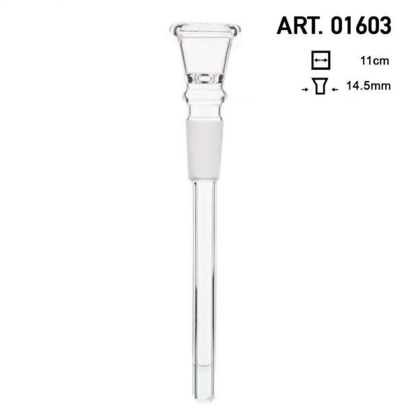 Amsterdam | Glass Chillum - SG:14.5mm - L:11cm