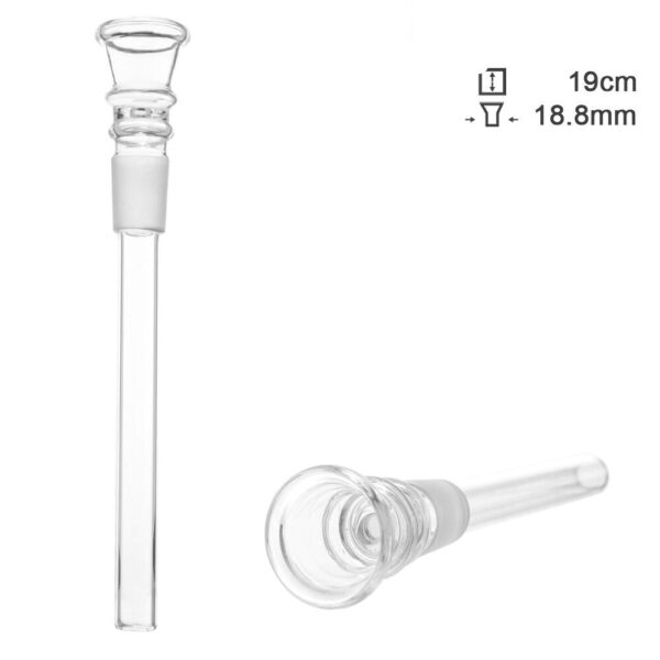 Amsterdam | Glass Chillum - SG:18.8mm- small hole- L:19cm