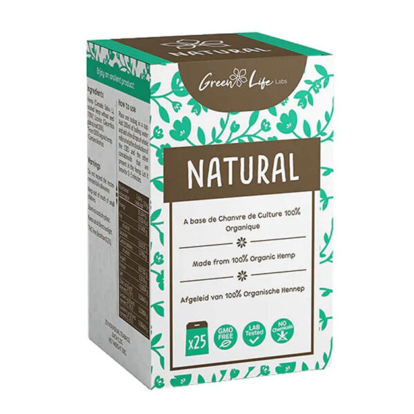 NATURAL HEMP TEA - 25 TEA BAGS